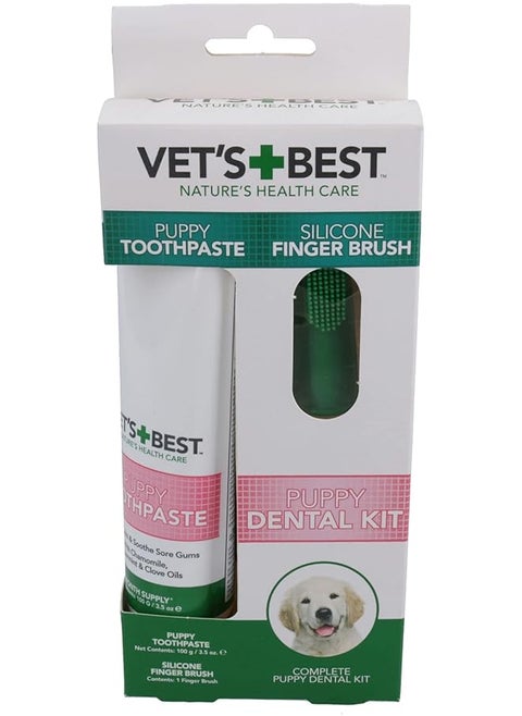 Puppy Teething Gel With Silicon Finger Kit