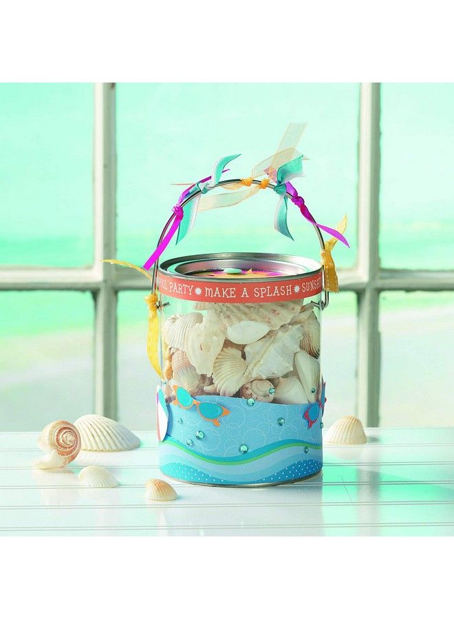 Fun Express Clear Paint Can Containers With Metal Lids (Set Of 6 Plastic Buckets) Great For Party Favors Decor And Diy Projects - Image 5