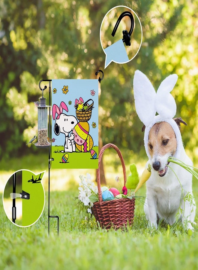 NQ Garden Flag Rubber Stoppers and Adjustable Anti-Wind Garden Flag Clips Premium Lawn Flag Stoppers and Yard Flag Clip for Garden Flag Poles Stand (Pack of 6) - Image 4