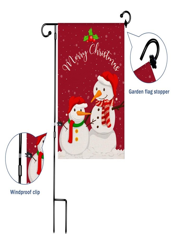 NQ Garden Flag Rubber Stoppers and Adjustable Anti-Wind Garden Flag Clips Premium Lawn Flag Stoppers and Yard Flag Clip for Garden Flag Poles Stand (Pack of 6) - Image 2