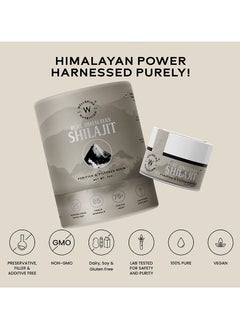 WELLBEING NUTRITION Pure And Natural Himalayan Shilajit Original Resin 20G With 75% Fulvic Acid And 85 Trace Minerals  - Image 2