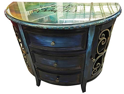 Unicorn SPiT 5771008 Gel Stain and Glaze, Blue Thunder 8.0 FL OZ Bottle - Image 5