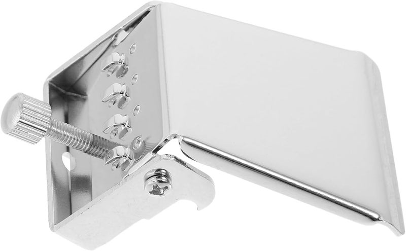 4 String String Silver Tailpiece Bridge Plate for Banjo Replacement Parts for Improved Tone Durable and Easy to Install for Vintage Repair Builds - Image 1