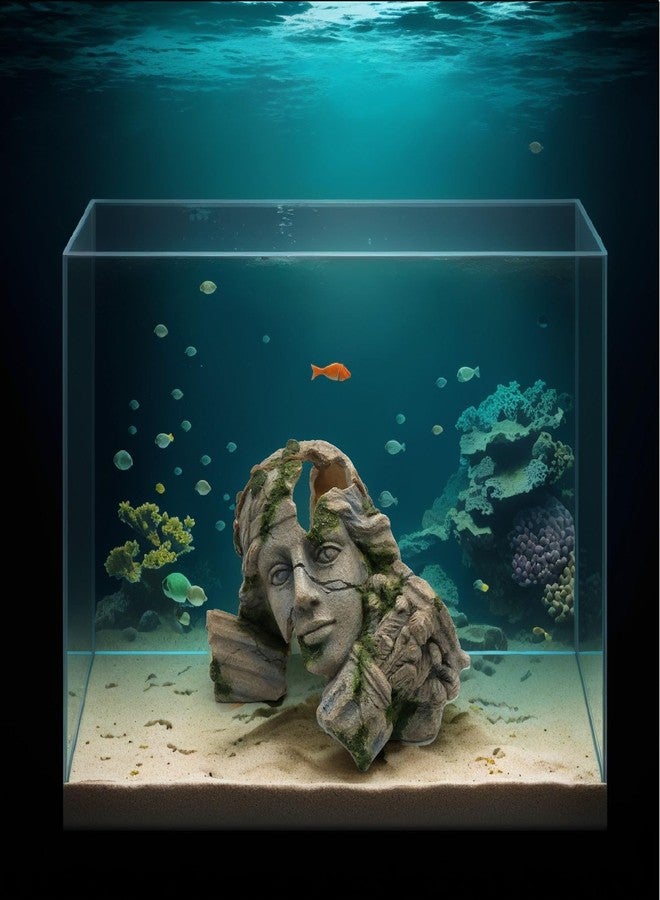 relaqcc Aquarium Hideaway Cave Fish Tank Decorations, Reptile Cave Hideout Tank Accessories Decorations for Amphibians, Betta Fish, Shrimp, Lizards, Leopard Gecko - Image 3