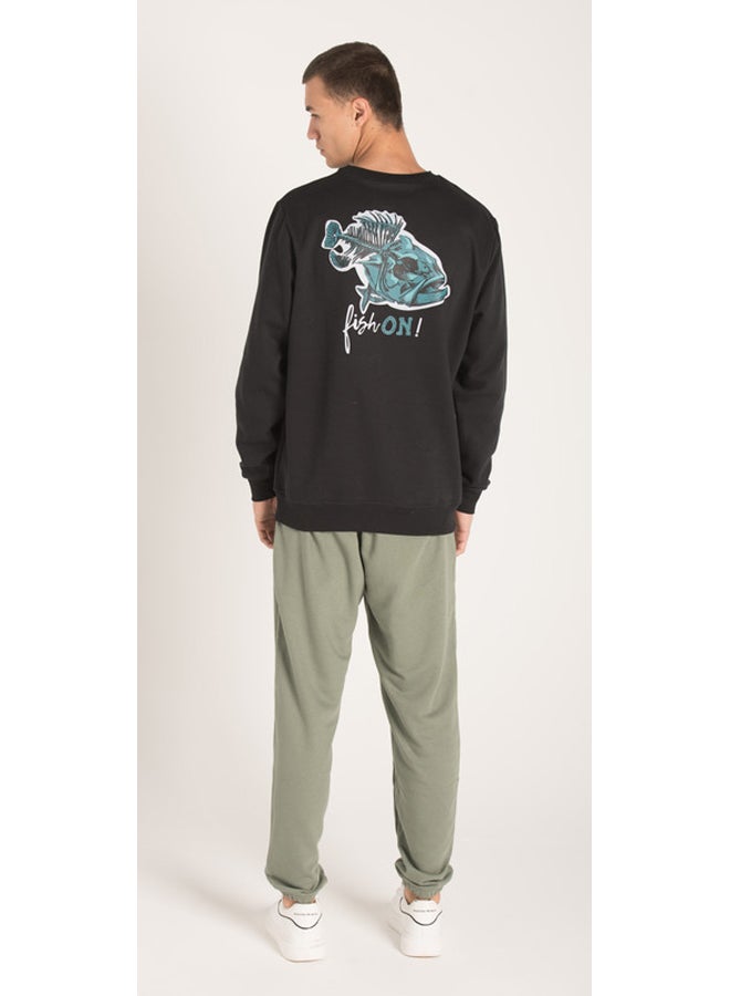 Marco Bergamo "FISH ON"  SWEATSHIRT. - Image 3