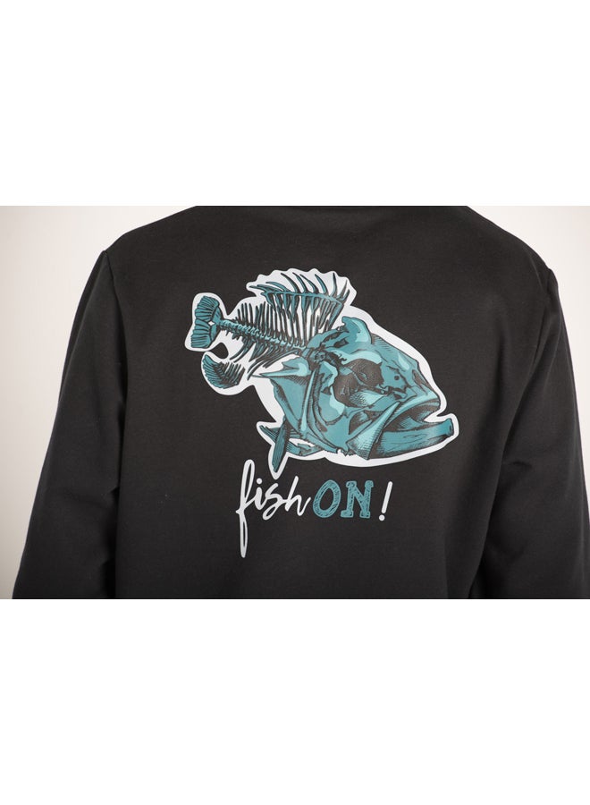 Marco Bergamo "FISH ON"  SWEATSHIRT. - Image 4