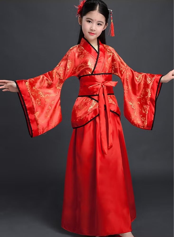 New Retro Chinese Hanfu Dress Imitation of Tang and Song Dynasties Girls' Dress  - Image 3