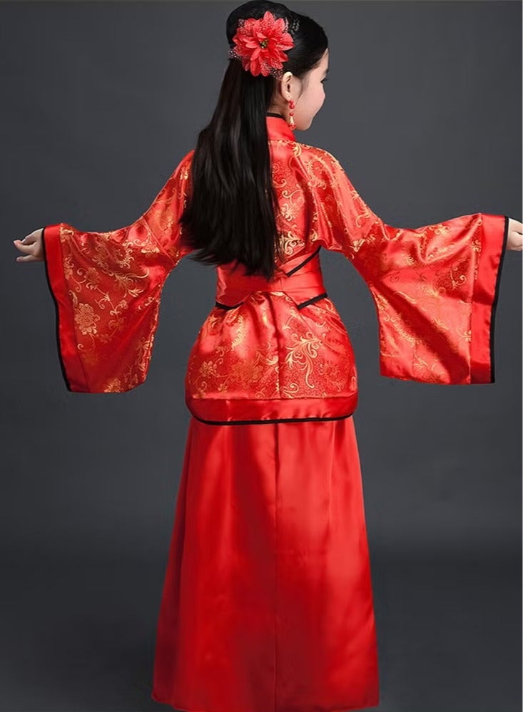 New Retro Chinese Hanfu Dress Imitation of Tang and Song Dynasties Girls' Dress  - Image 4