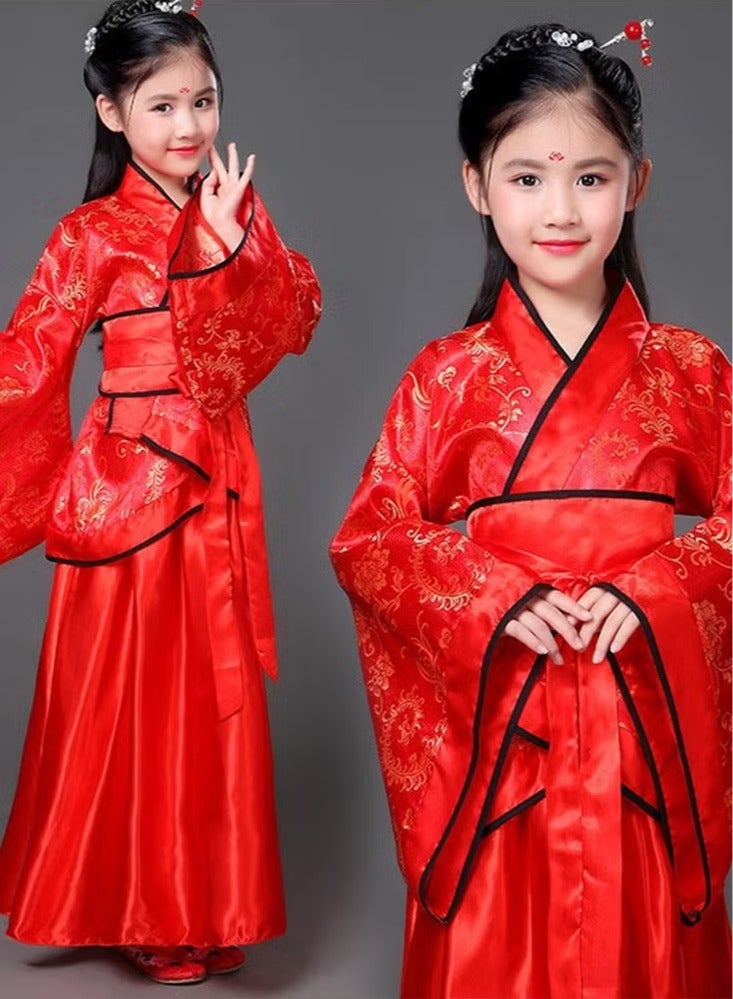 New Retro Chinese Hanfu Dress Imitation of Tang and Song Dynasties Girls' Dress  - Image 5