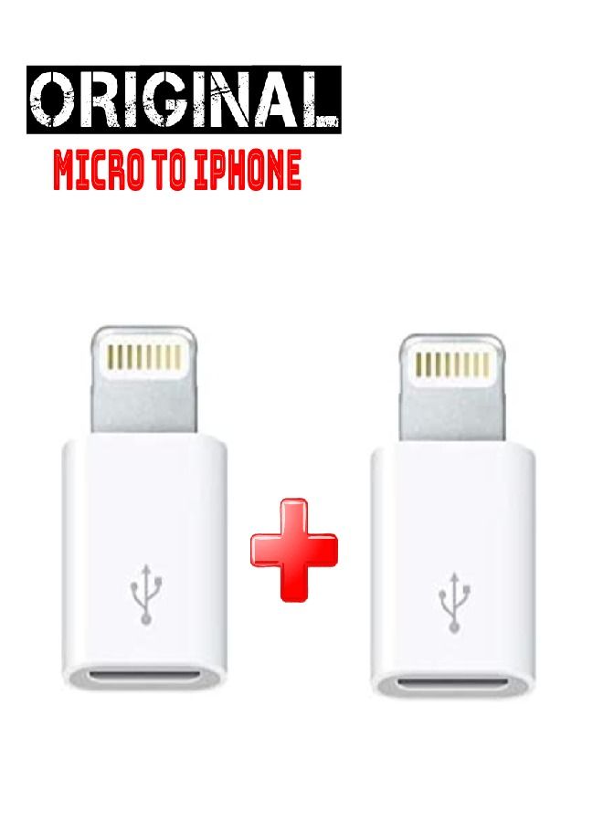 The Original OTG Adapter From Micro To IPhone - 2 Adapters - Image 1
