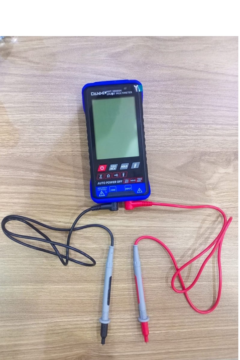 DANMI Smart Digital Multimeter – Model ART:380804 – Professional Electrical Measuring Tool with NCV, Live Wire Detection, Resistance & Voltage Testing - Image 1