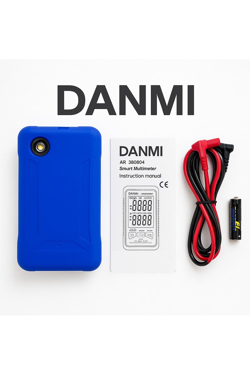 DANMI Smart Digital Multimeter – Model ART:380804 – Professional Electrical Measuring Tool with NCV, Live Wire Detection, Resistance & Voltage Testing - Image 2