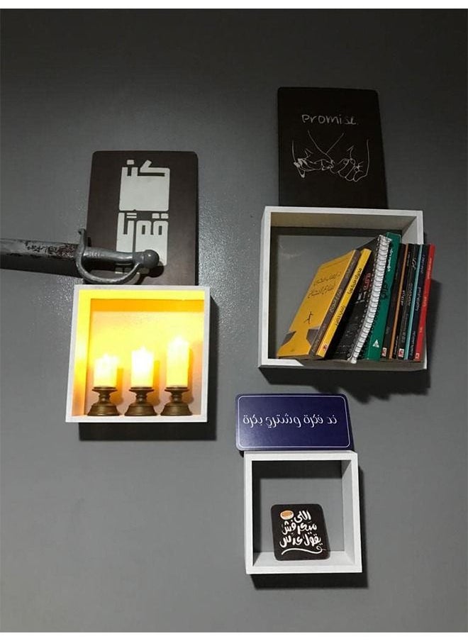 ماركة غير محددة ✅شموع ليد مضيئة مكونة من 3 قطع اضواء LED تعمل بالبطارية بلون ابيض دافئ10&12&14سم لديكورات المنزل و غرف النوم ولحفلات الزفاف، الطاولات، الاحتفالات، ديكورات عيد الميلاد امنه جدا وتاتي مع بطاريات  - Image 4