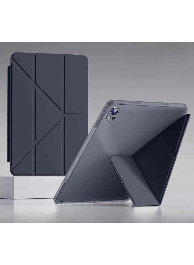 عام حافظة معتدلة مضادة للصدمات متوافقة مع لوحة هواوي ميت باد إير بحجم 12 بوصة لعام 2024، مع تصميم مقوس Y مغناطيسي وقابل للتعديل لفتح الدعامة، مع حافظة فتحة حامل القلم للوحة ميت باد إير من هواوي بحجم 12 بوصة.