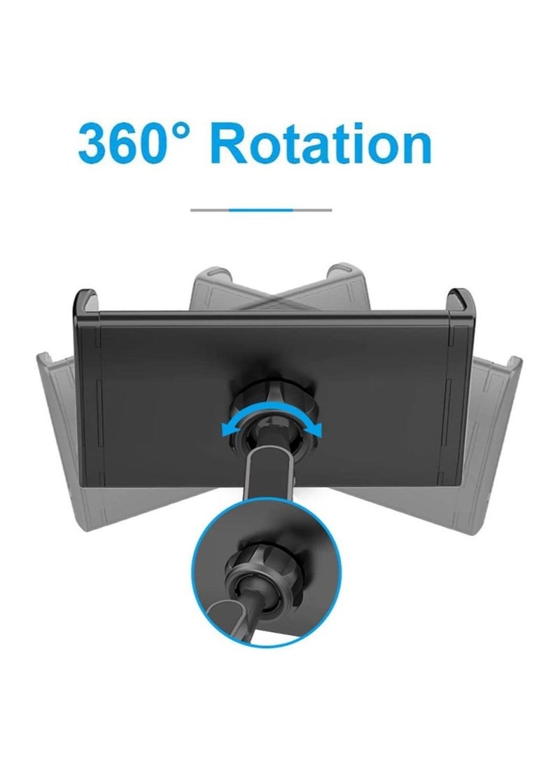 ELTRAZONE Car Headrest Mount/Tablet Holder Car Backseat Seat Mount/Tablet Headrest Holder Universal 360° Rotating Adjustable for All 4.5"-10.5" Tablet iPad  - Image 3