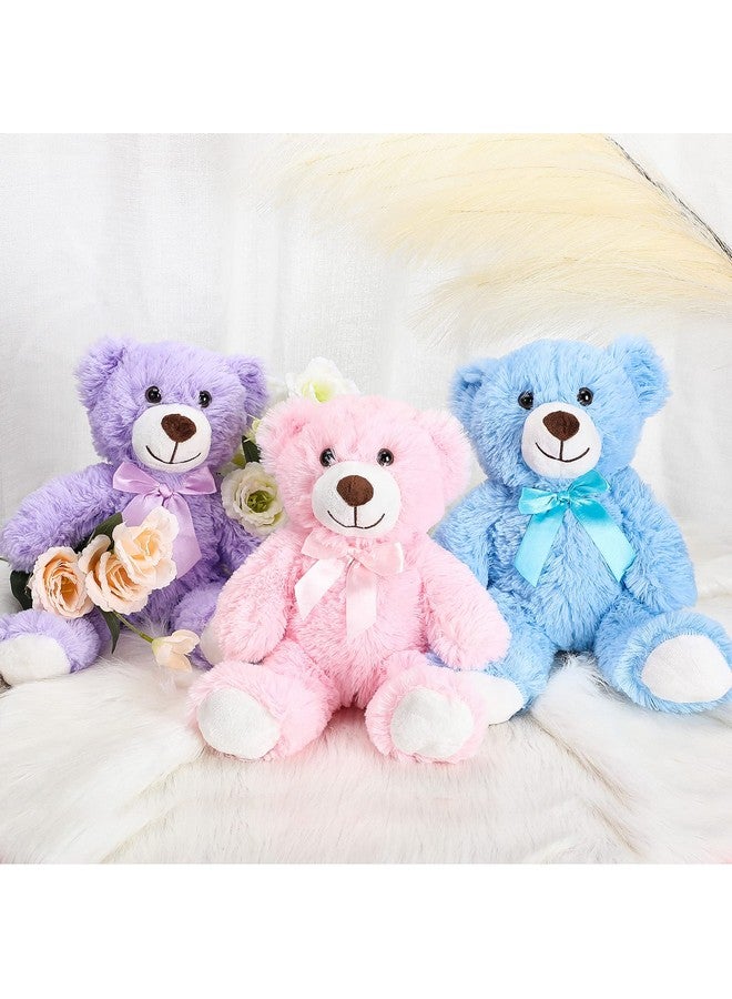 Zomiboo 7 Packs 14 Inch Plush Bear Stuffed Animals Plush Soft Cute Stuffed Dolls Birthday Party Decorations(Cute Colors) - Image 5