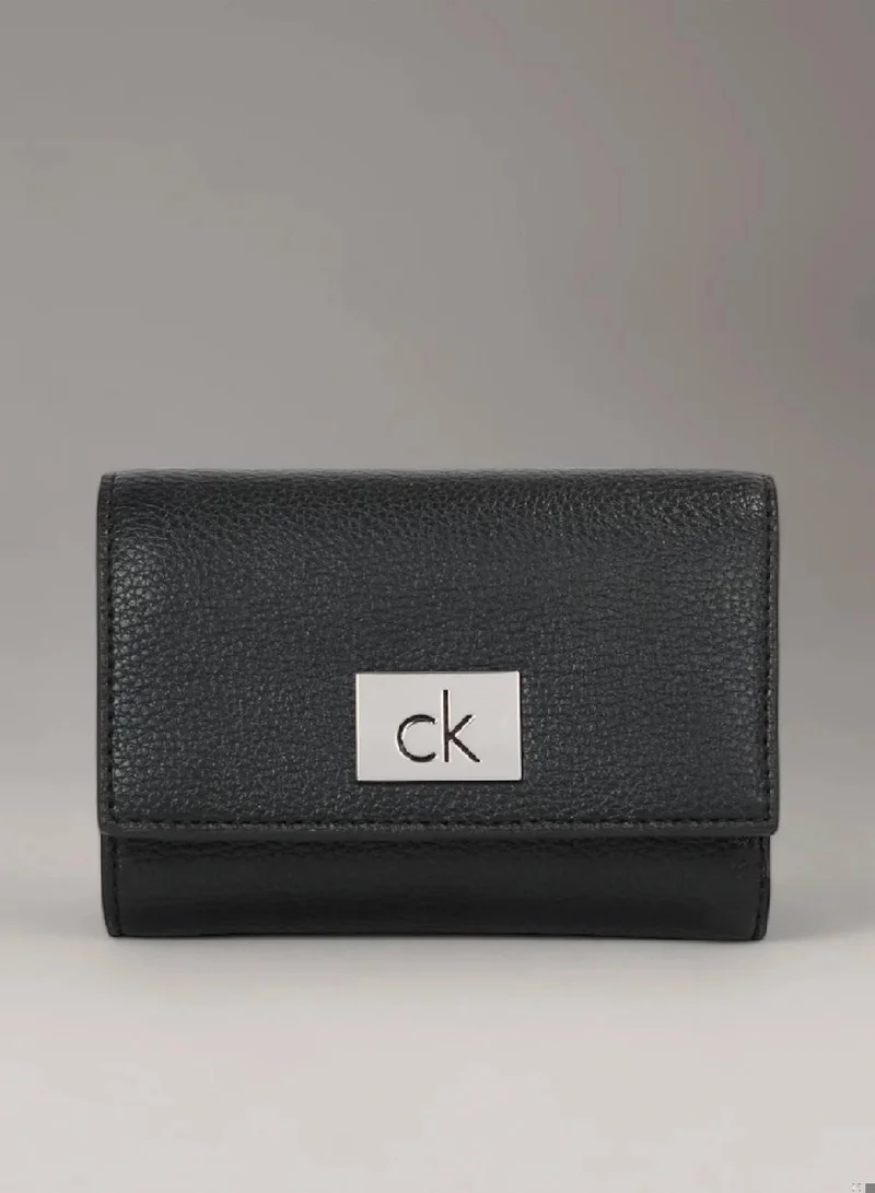 CALVIN KLEIN Logo Trifold Wallet