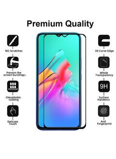 Generic واقي شاشة زجاجي مقوى كامل الشاشة لهاتف Infinix Smart 5 - أسود  - Image 2