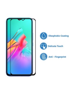 Generic واقي شاشة زجاجي مقوى كامل الشاشة لهاتف Infinix Smart 5 - أسود  - Image 3