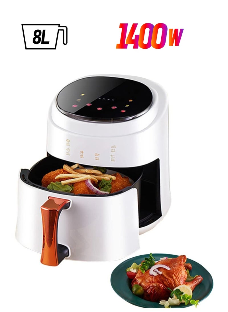 KASTWAVE Air Fryer, with LED Touch Screen, Digital Air Fryer with Vortex, 8L Large Oil Free Low Fat Air Fryers, Hot Air Circulation Air Fryer Oven,4 Presets,Nonstick Basket,1400W - Image 1