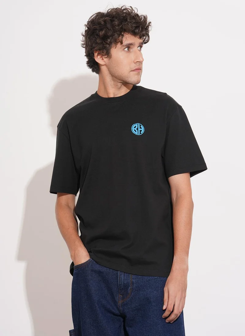 Being Human Men Graphic Printed Relaxed Fit Round Neck Pure Cotton T-shirt