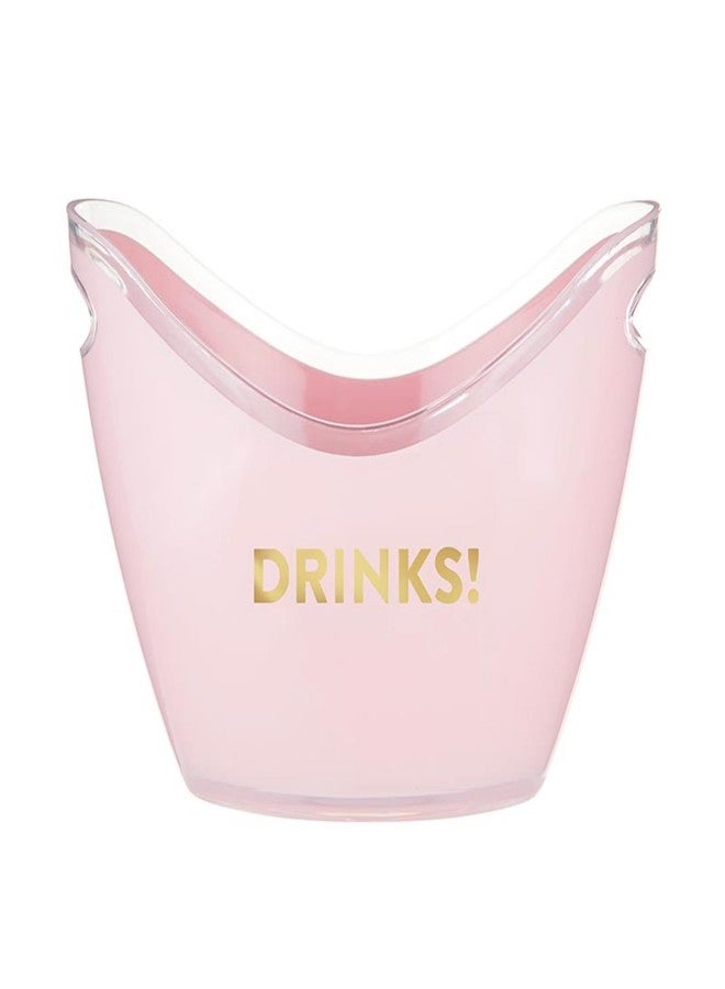 Slant Collections Beverage Tub For Parties Acrylic Ice Bucket, 10.8" W x 8" H x 8" D, Drinks - Image 2