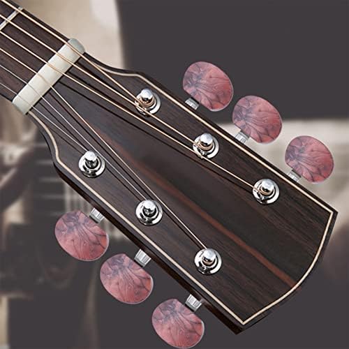 Dilwe Guitar Tuning Peg Button, 6 Pcs/Set Tuning Pegs Machine Heads Acrylic Buttons for Guitar(#5) - Image 5