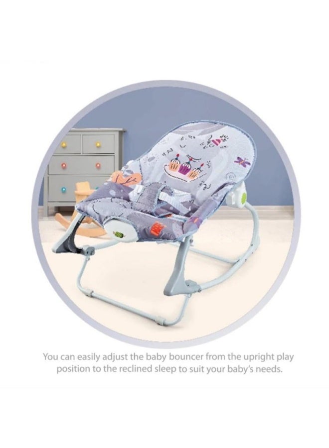 umbrella High quality automatic baby rocking chair with toys and music - Image 4
