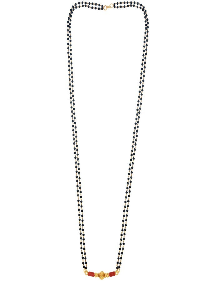 Superstore18 Gold plated Single carved Ball (Naivedya) Ethnic Mangalsutra Women Traditional - Image 3