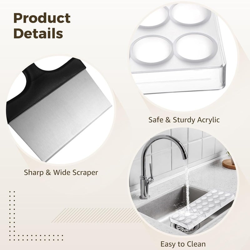 2-Pack Chocolate Molds with Stainless Steel Scraper, 24-Cavity Half-Ball Molds for DIY Projects, Transparent Plastic Mold Set for Chocolate Work - Image 2