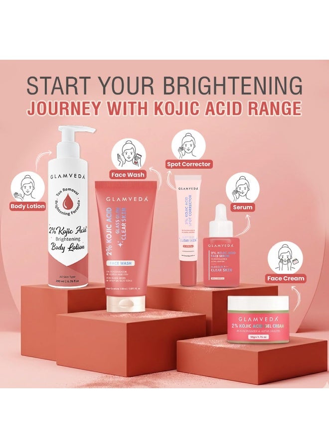 Glamveda 2% Kojic Acid Skin Lightening Soap with Niacinamide | For Dark Spots, Pigmentation & Sun Tanning | For Glass Skin | Clear Glow | Suitable for All Skin Types |- 75gm Pack of 2 - Image 5