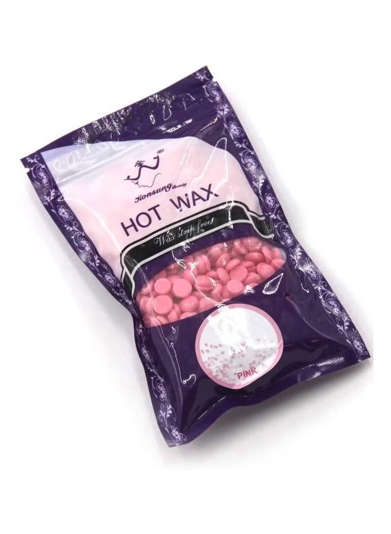 كونسونج بيوتي حبيبات شمع ساخنة لإزالة الشعر باللون الوردي 100 جرام - Image 1