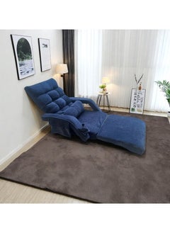 Albawadi Folding Lazy Sofa Chair Comfort Floor Sofa Cushion Adjustable Back Chair with Pillow  - Image 5