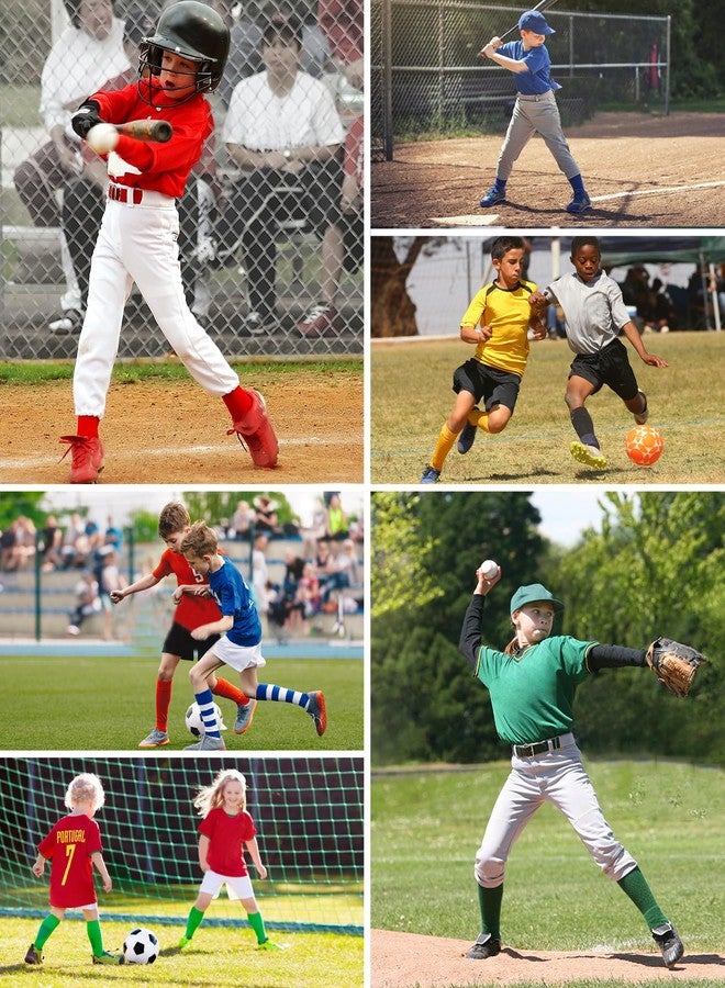 QBK 2T/3T/4T/5T To Youth Toddler Athletic Soccer Baseball Softball Socks 2 Pairs (Black 5-7Y) - Image 5