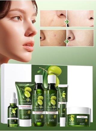 Olive Oil Antioxidant Anti Wrinkle Soothing Six Pieces Set with Oil Control Cleanser Hydrating Toner Nourishing Eye Cream Soothing Face Essence Whitening Face Toner and Repairing Face Cream Skincare Set - pzsku/Z6AD8B8116C0E2AA89012Z/45/1741703510/632aa87c-4c85-47c8-a423-53edc633ad16