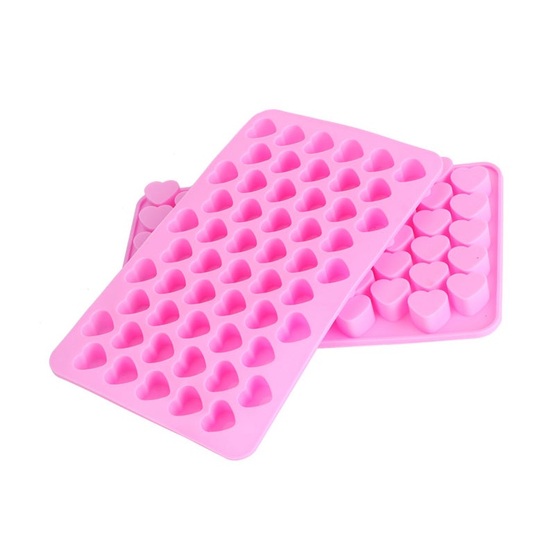 Heart Shaped Silicone Mold: Food Grade Nonstick Reusable - Cute Small Stackable Ice Cube Tray for Party Summer Home Kitchen Baking - Image 3