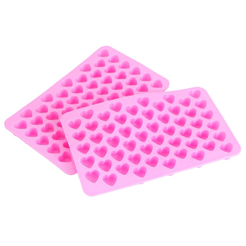 Heart Shaped Silicone Mold: Food Grade Nonstick Reusable - Cute Small Stackable Ice Cube Tray for Party Summer Home Kitchen Baking - Image 5