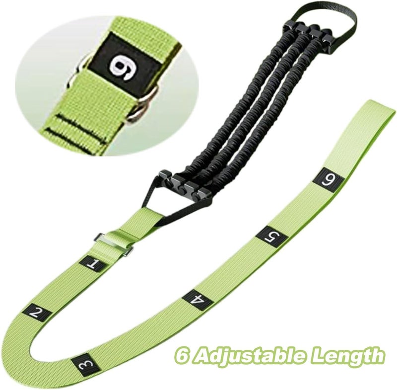 LinJie 2-in-1 Pull Up Assistance Band - Adjustable Resistance Bands for Home Gym Strength Training (Green) - Image 5