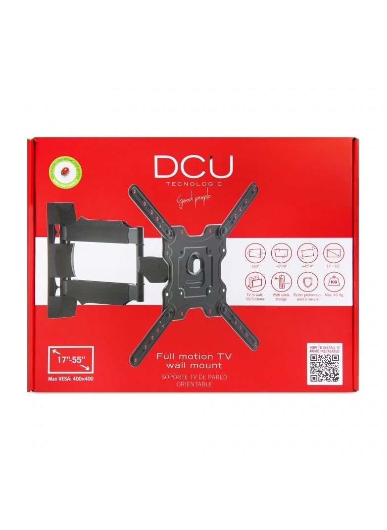 DCU TECNOLOGIC DCU Full motion TV wall mount 17" - 55"  - Image 2