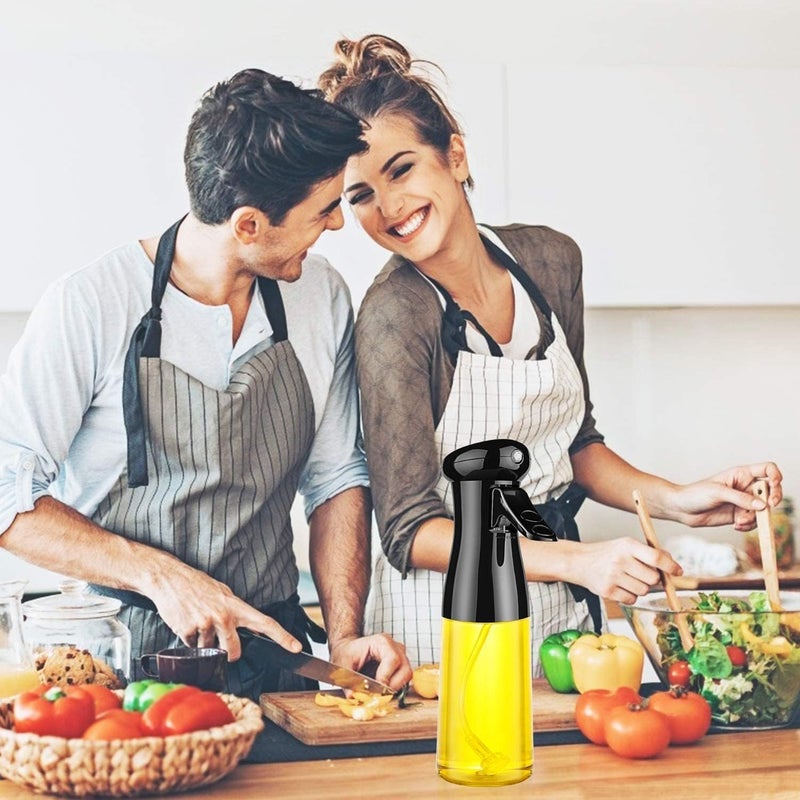 Arano Glass Premium Cooking Oil Spray Bottle Â– Olive & Vinegar Mister for Air Fryer, BBQ, Salad, and Baking Food-Grade Oil Dispenser for Grilling & Frying, (500 ml), Transparent - Image 5