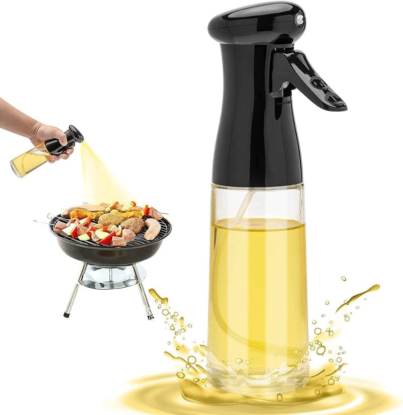 Arano Glass Premium Cooking Oil Spray Bottle Â– Olive & Vinegar Mister for Air Fryer, BBQ, Salad, and Baking Food-Grade Oil Dispenser for Grilling & Frying, (500 ml), Transparent - Image 4