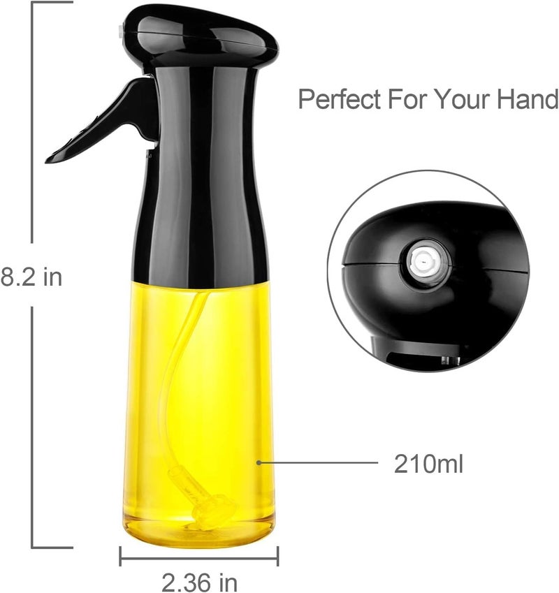 Arano Glass Premium Cooking Oil Spray Bottle Â– Olive & Vinegar Mister for Air Fryer, BBQ, Salad, and Baking Food-Grade Oil Dispenser for Grilling & Frying, (500 ml), Transparent - Image 2