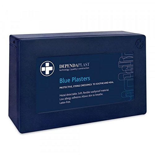 Dependaplast BLUE PLASTERS Assorted Sizes Pack of 120 - Image 1