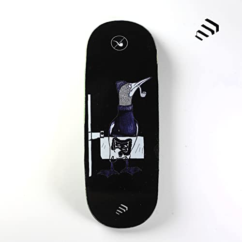 NOAHWOOD Wooden Fingerboard Complete Noah Team 95S Short Nose Short Tail Hand Mould Made34mm Prince Silvery TrucksNW Handmade PRO Logo Wheels ii PSANo Pipe - Image 5