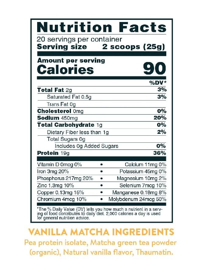 Nuzest Clean Lean Protein, Vanilla Matcha, 500gram, 20 Servings - Image 4