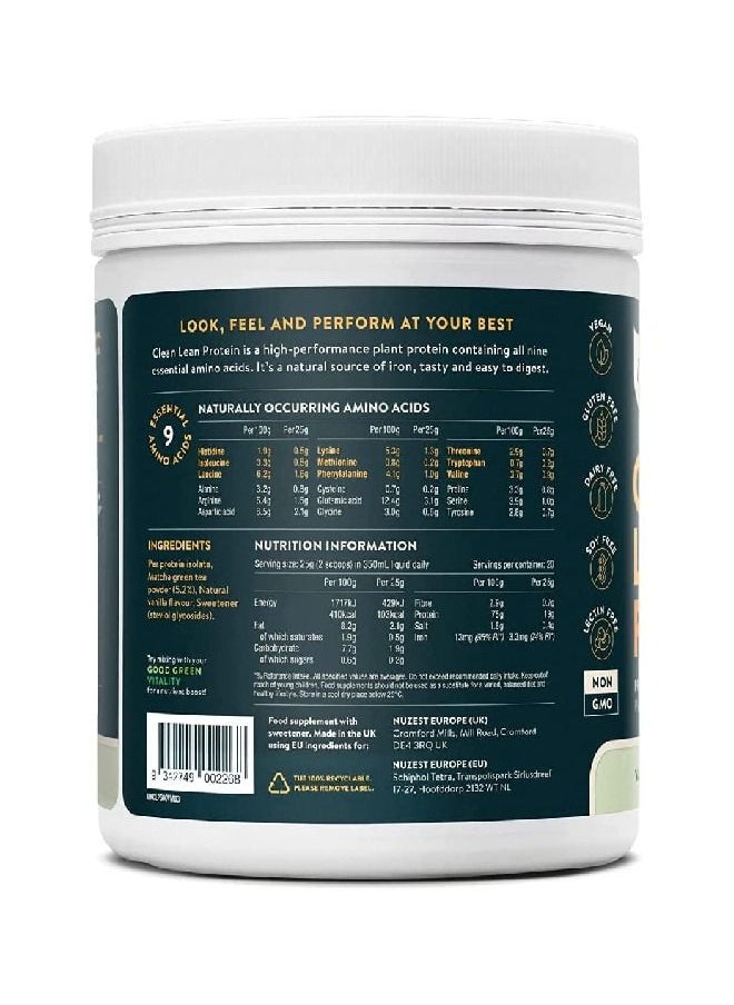 Nuzest Clean Lean Protein, Vanilla Matcha, 500gram, 20 Servings - pzsku/Z6AD90282B0B036896EFCZ/45/_/1680779300/d59cd411-9025-4822-b220-d02191df9709