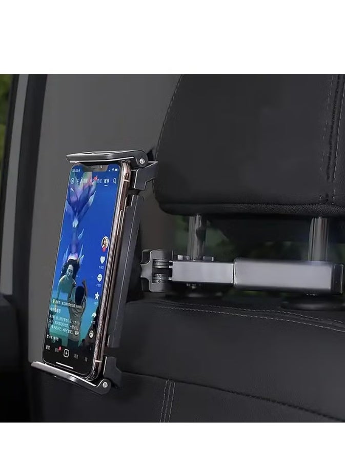 Car Rear Pillow Phone Holder Tablet iPad Holder 360 Degree Rotating Foldable Holder Suitable for 4.7-12.9 inch Mobile Phones and Tablets - Image 2