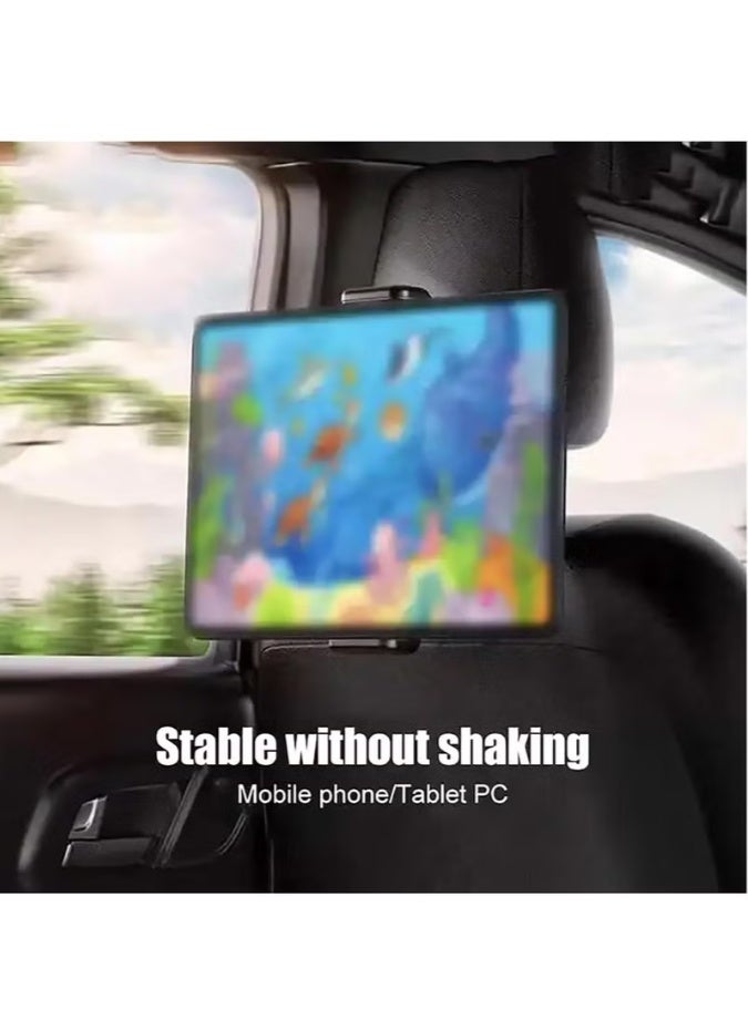 Car Rear Pillow Phone Holder Tablet iPad Holder 360 Degree Rotating Foldable Holder Suitable for 4.7-12.9 inch Mobile Phones and Tablets - Image 3