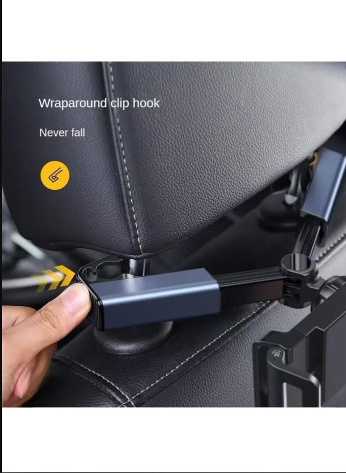 Car Rear Pillow Phone Holder Tablet iPad Holder 360 Degree Rotating Foldable Holder Suitable for 4.7-12.9 inch Mobile Phones and Tablets - Image 5