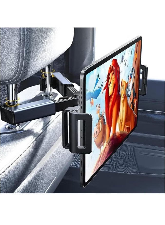 Car Rear Pillow Phone Holder Tablet iPad Holder 360 Degree Rotating Foldable Holder Suitable for 4.7-12.9 inch Mobile Phones and Tablets - Image 1
